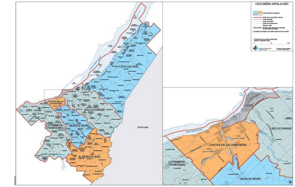 Carte électorale provinciale : pas de changement pour Lotbinière-Frontenac