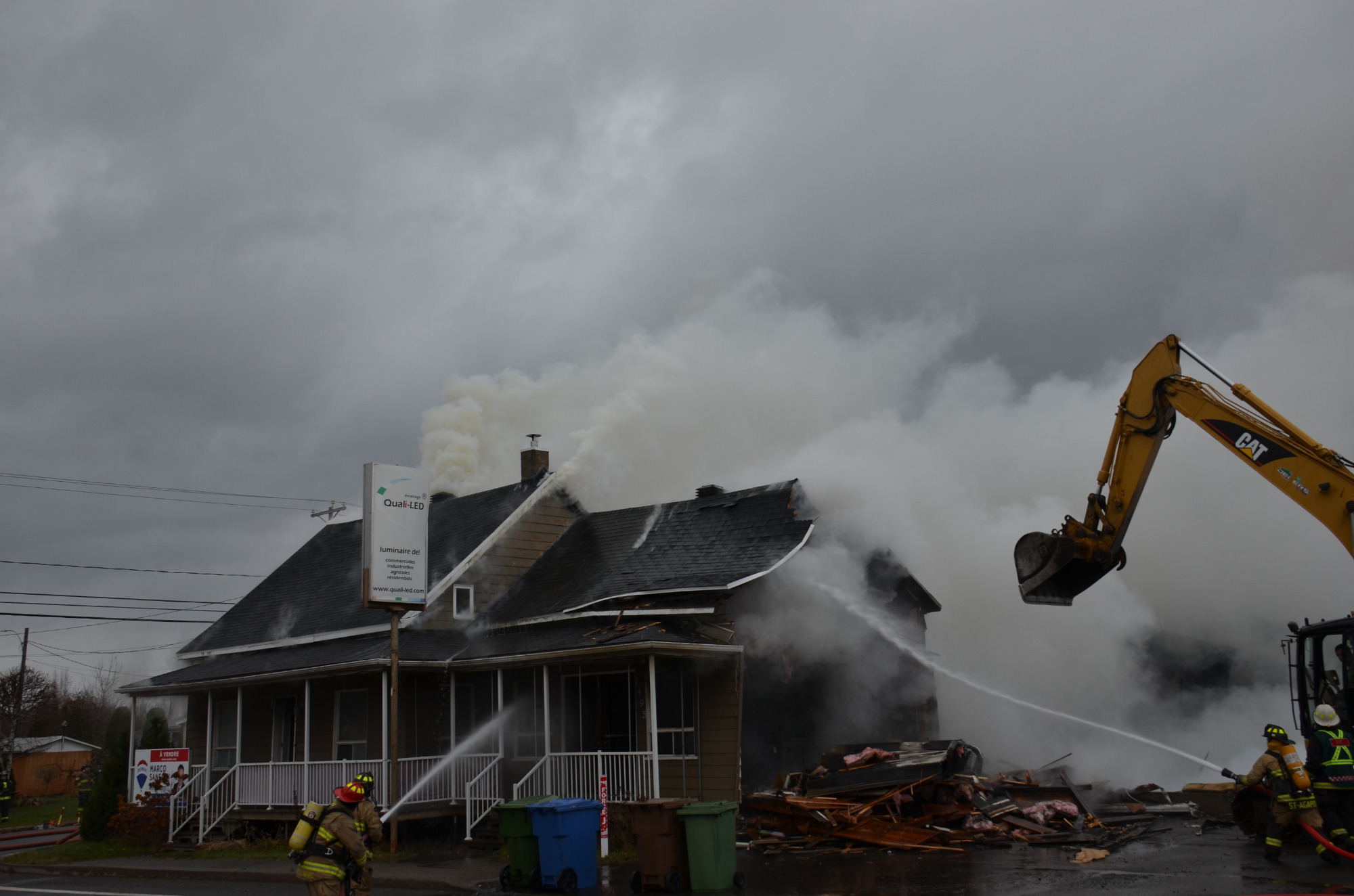 Un incendie détruit une propriété à Saint-Gilles