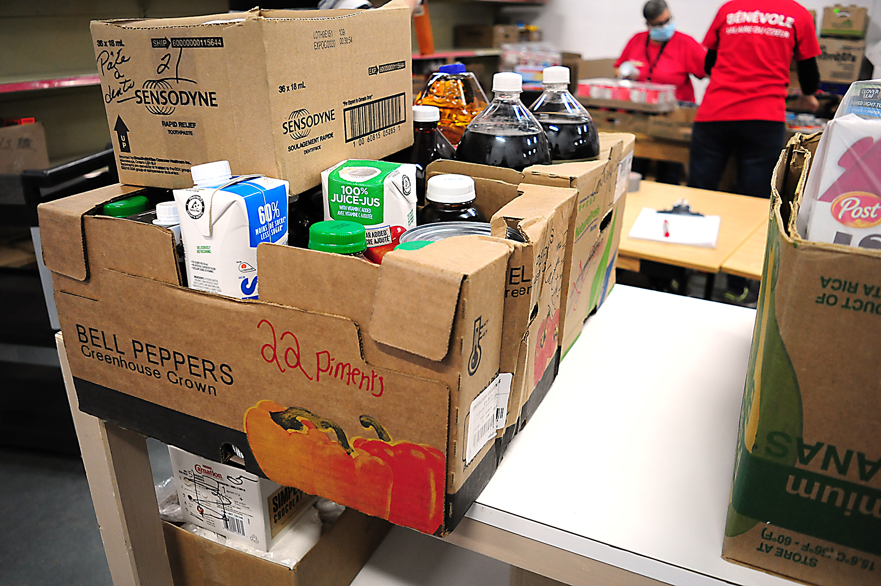 De l’aide pour les banques alimentaires