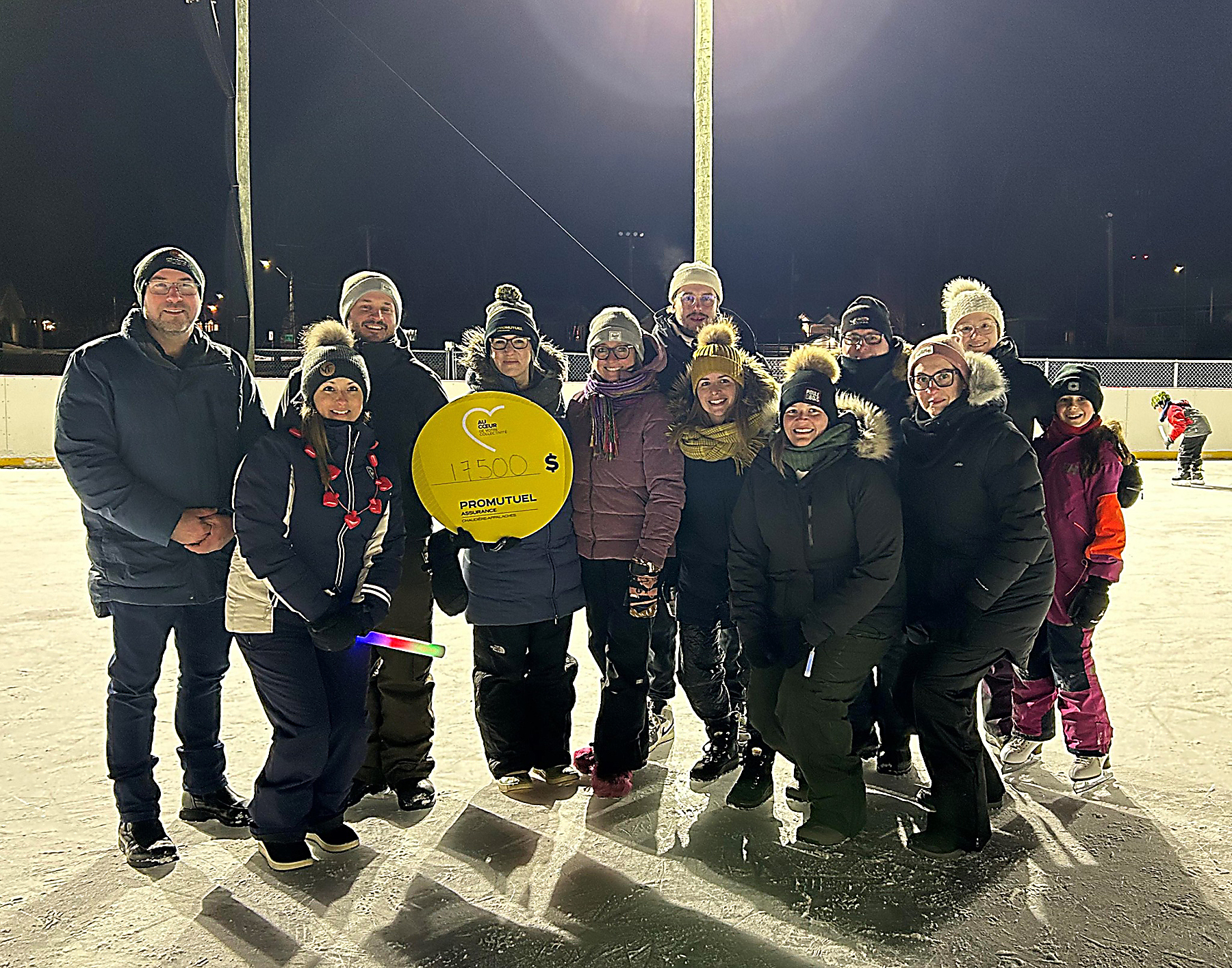 Nouvelles bandes pour la patinoire de Saint-Patrice