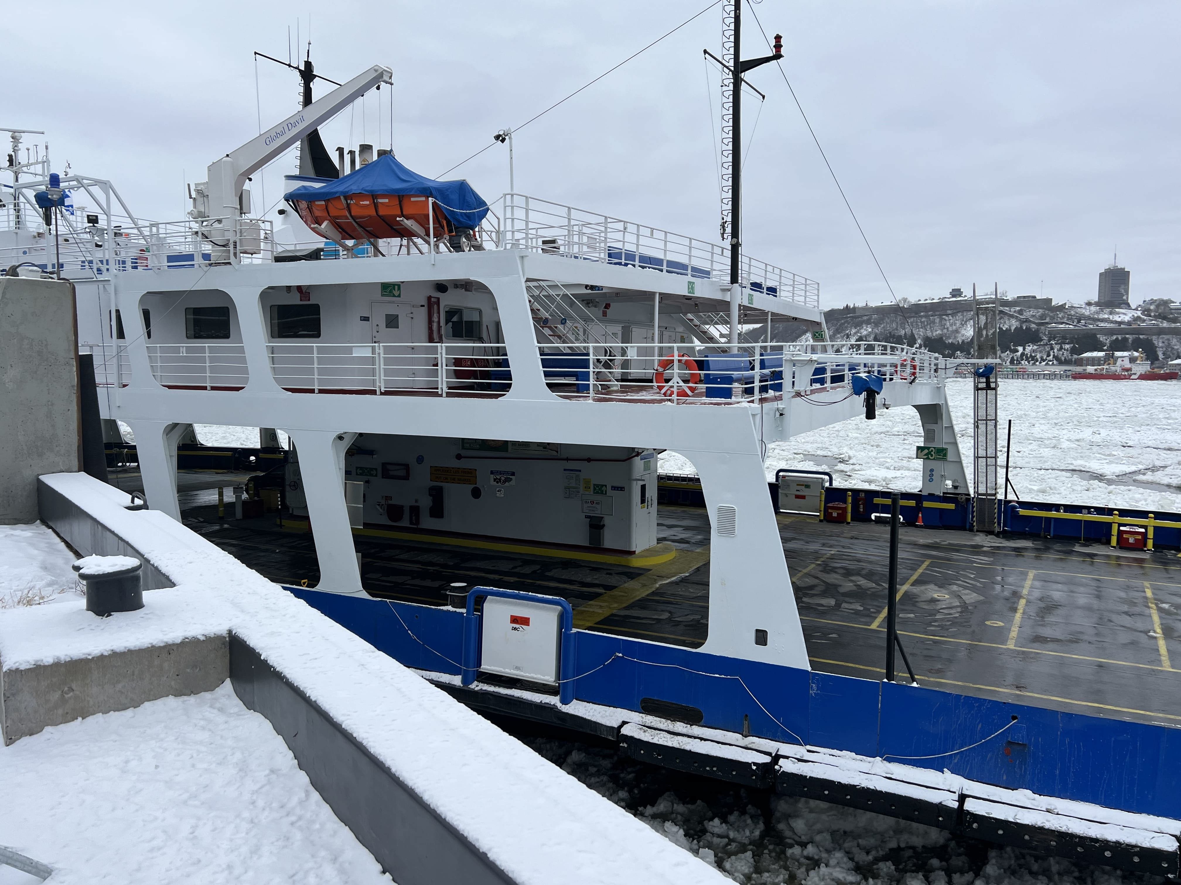 Grève à la traverse Québec-Lévis à la fin mars