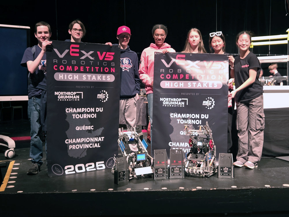 Les Championnats du monde de robotique pour les élèves de Pointe-Lévy