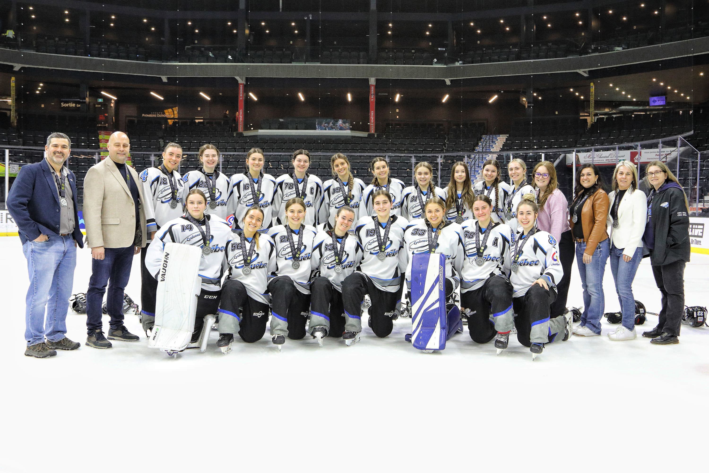 Les Cyclones U19 AA vice-championne canadienne