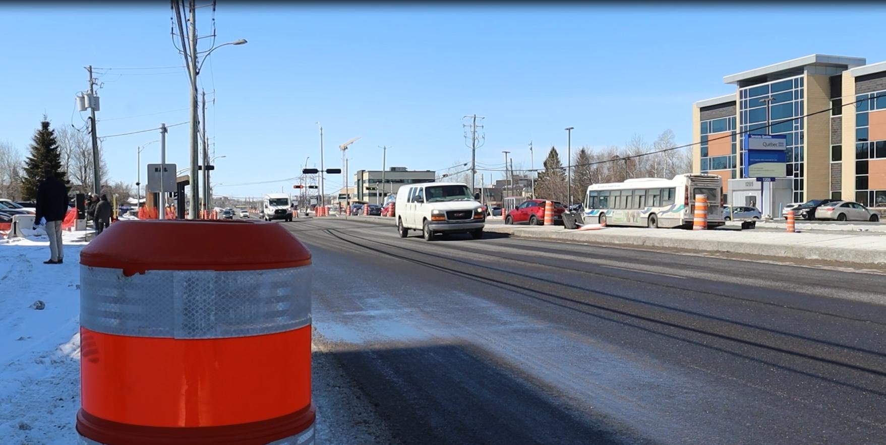 Reprise des chantiers sur le boulevard Guillaume-Couture