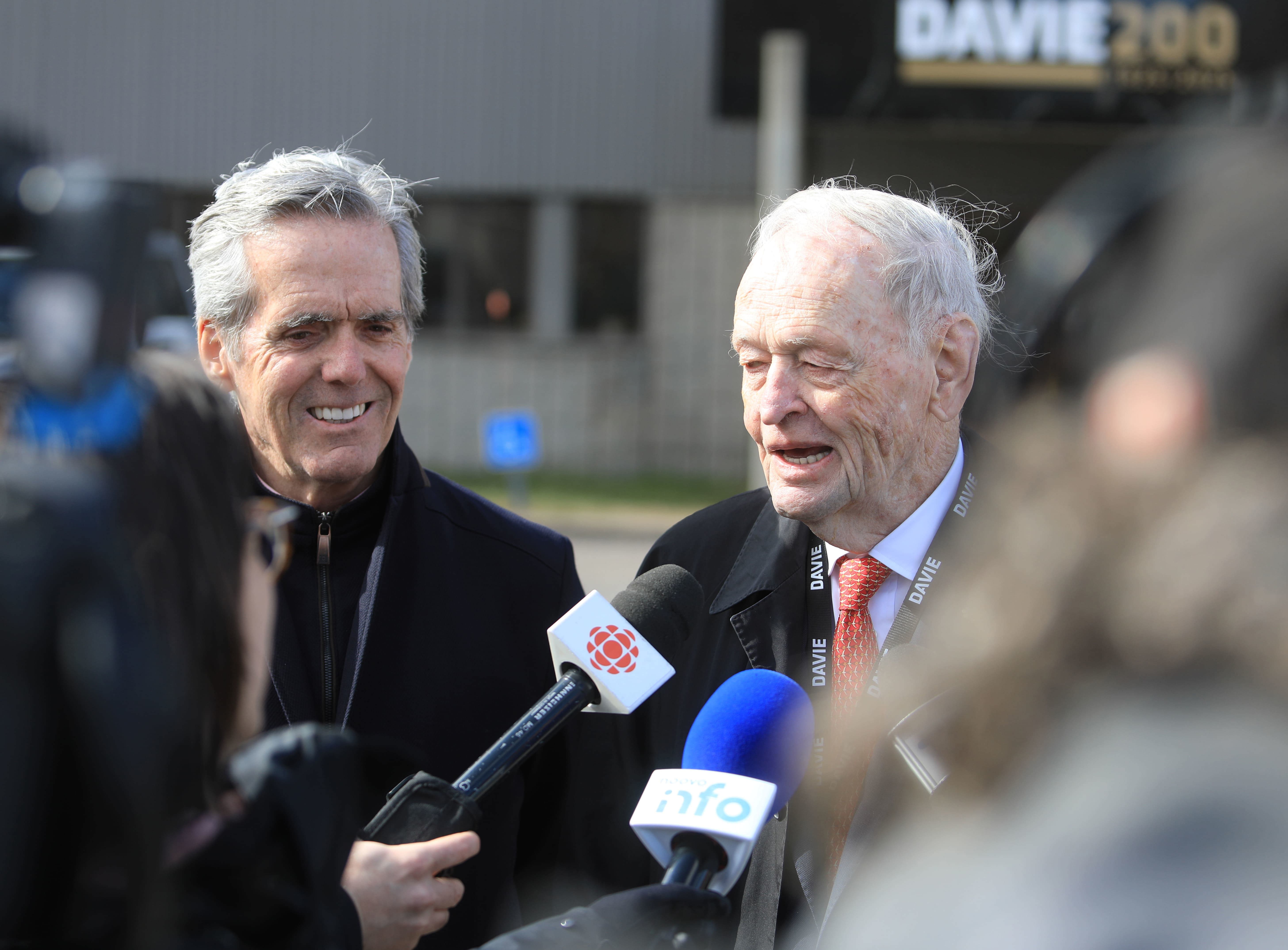 Jean Chrétien de passage à Lévis 