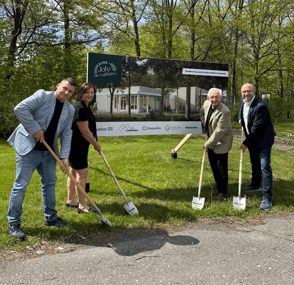 Début des travaux au Domaine Joly-De Lotbinière
