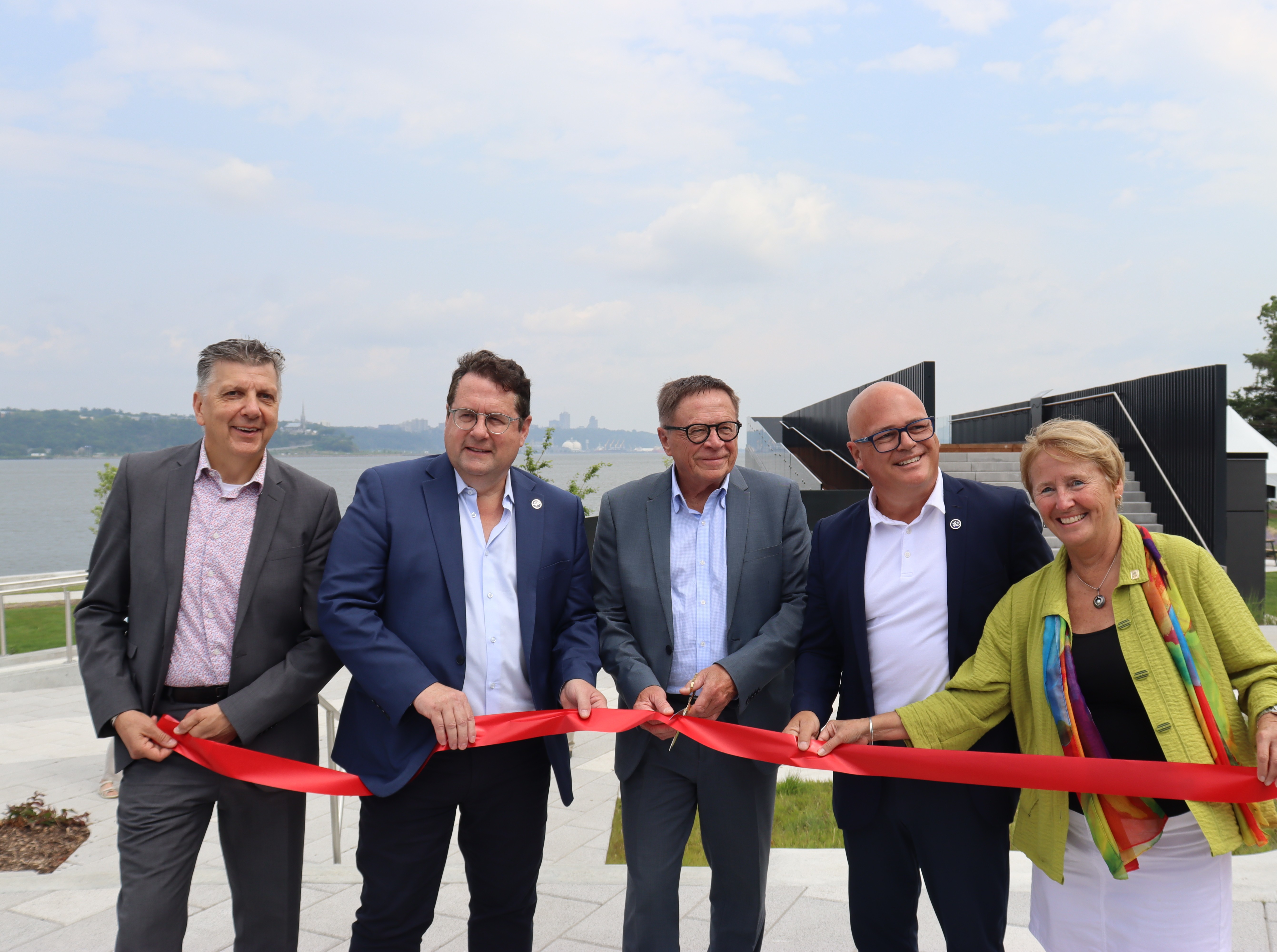 Le parc de la Pointe-Benson inauguré 