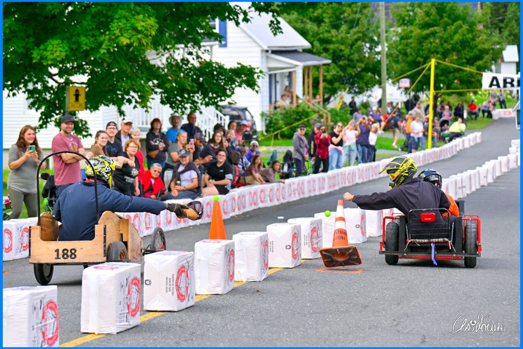 Un succès pour la course de tacots de Leclercville