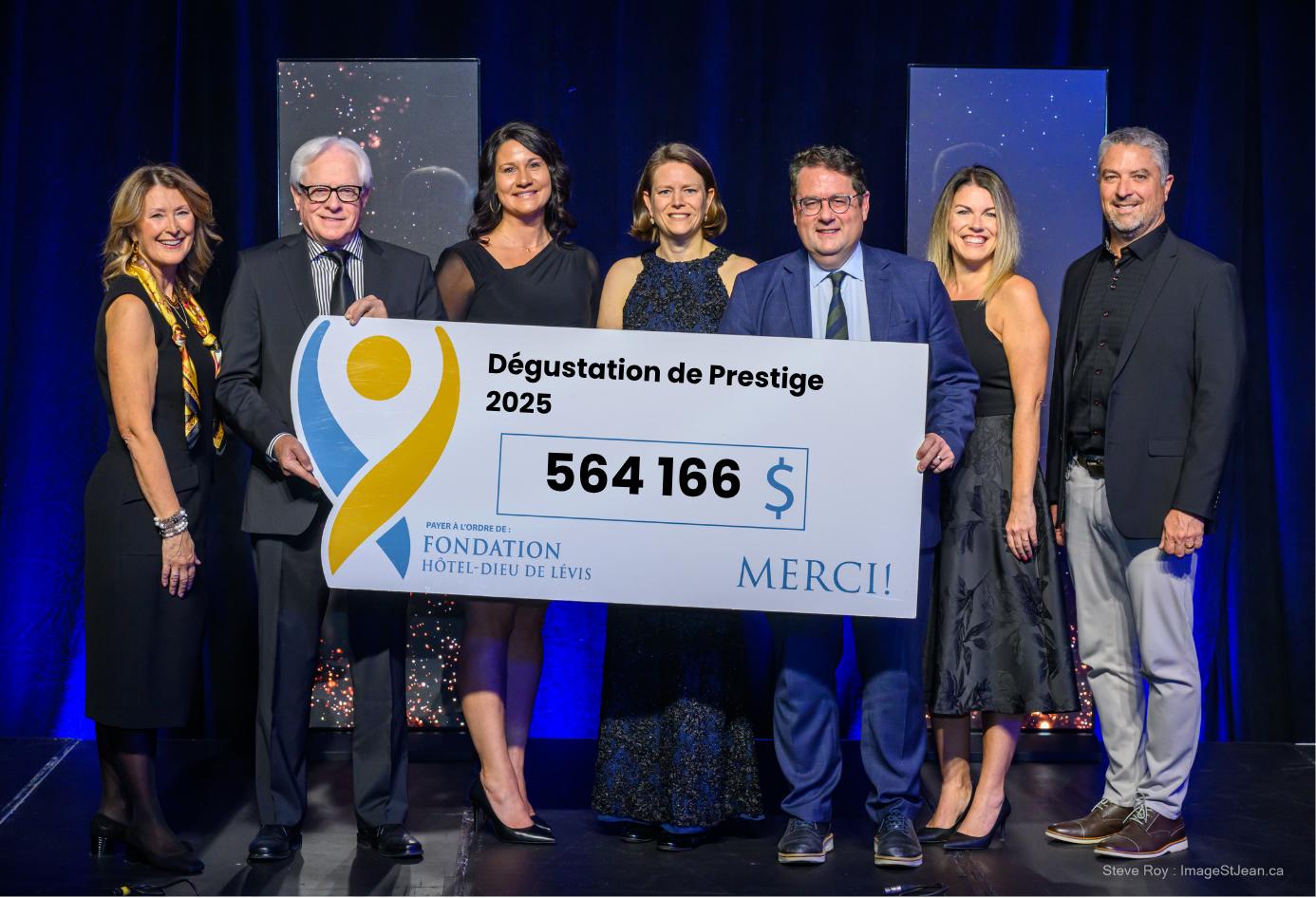 564 166 $ pour la Dégustation de Prestige