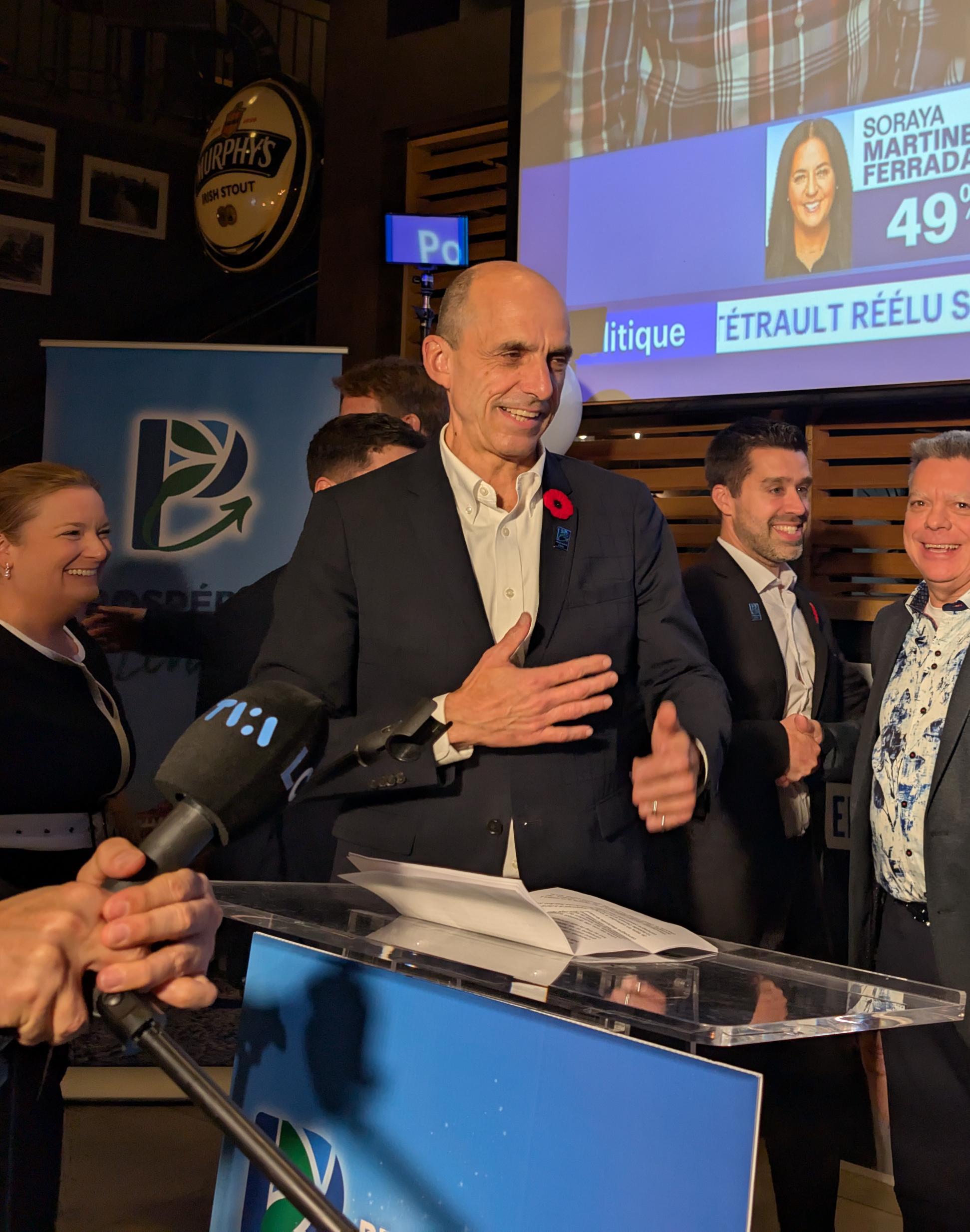 Steven Blaney élu maire de Lévis