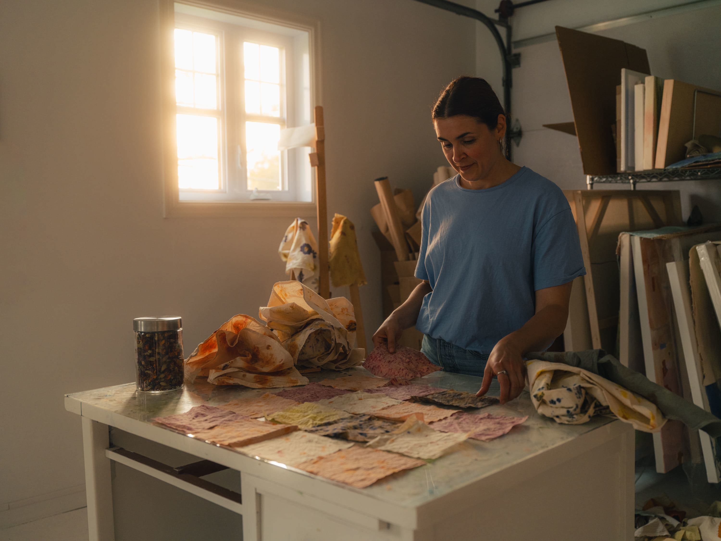 Inspirée par les couleurs de la nature