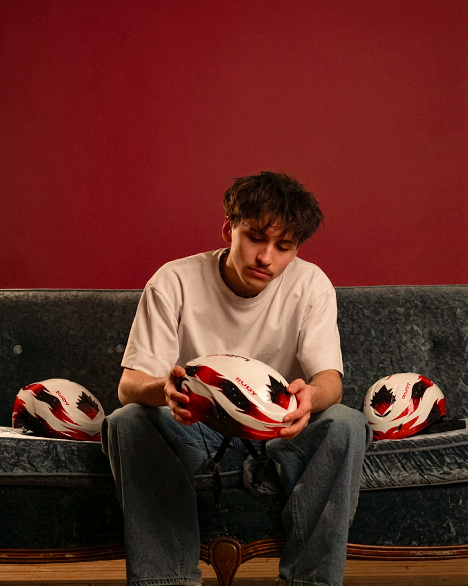 Des casques olympiques signés par un artiste d’ici