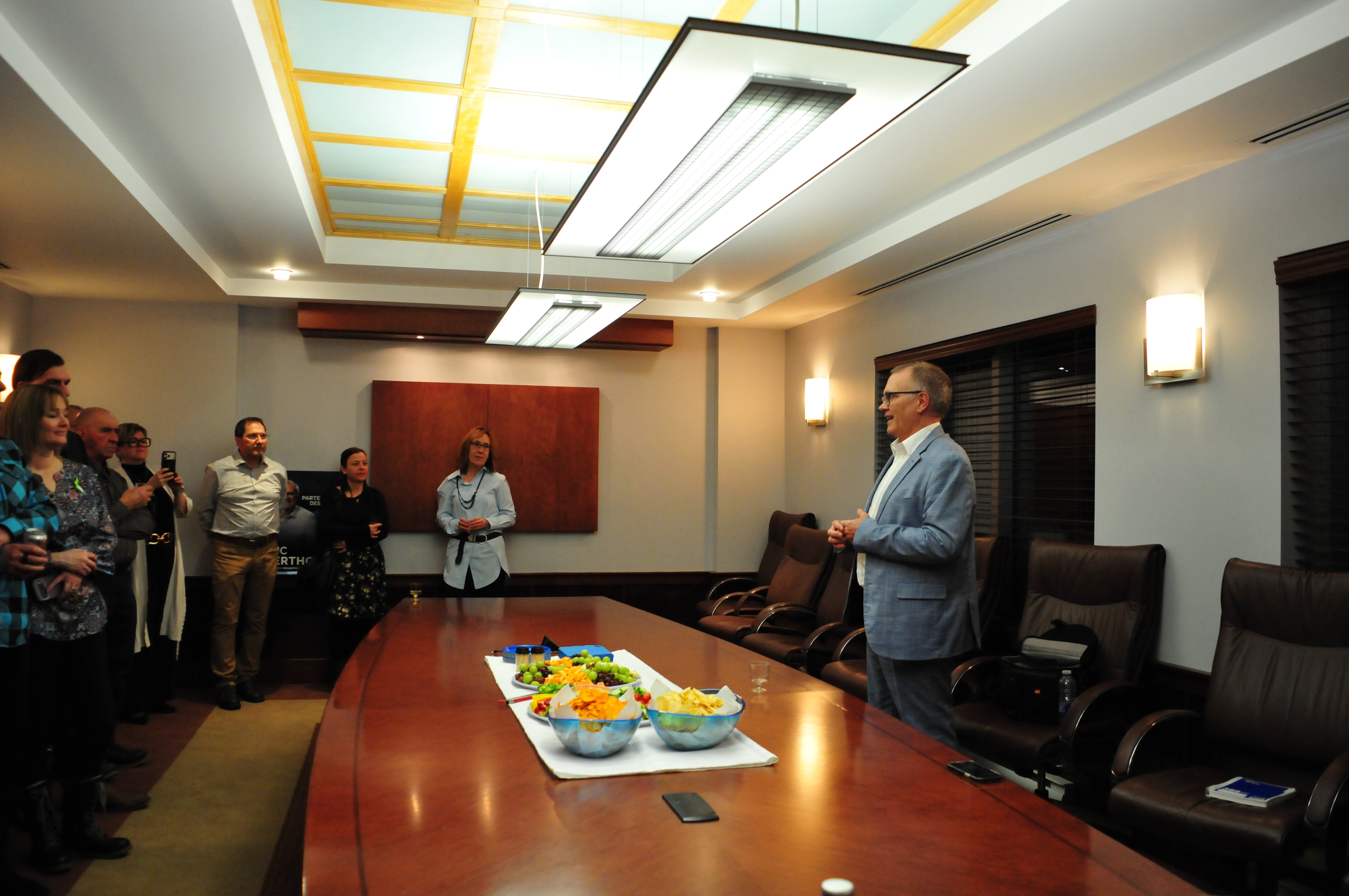 Luc Berthold ouvre son bureau à Laurier-Station