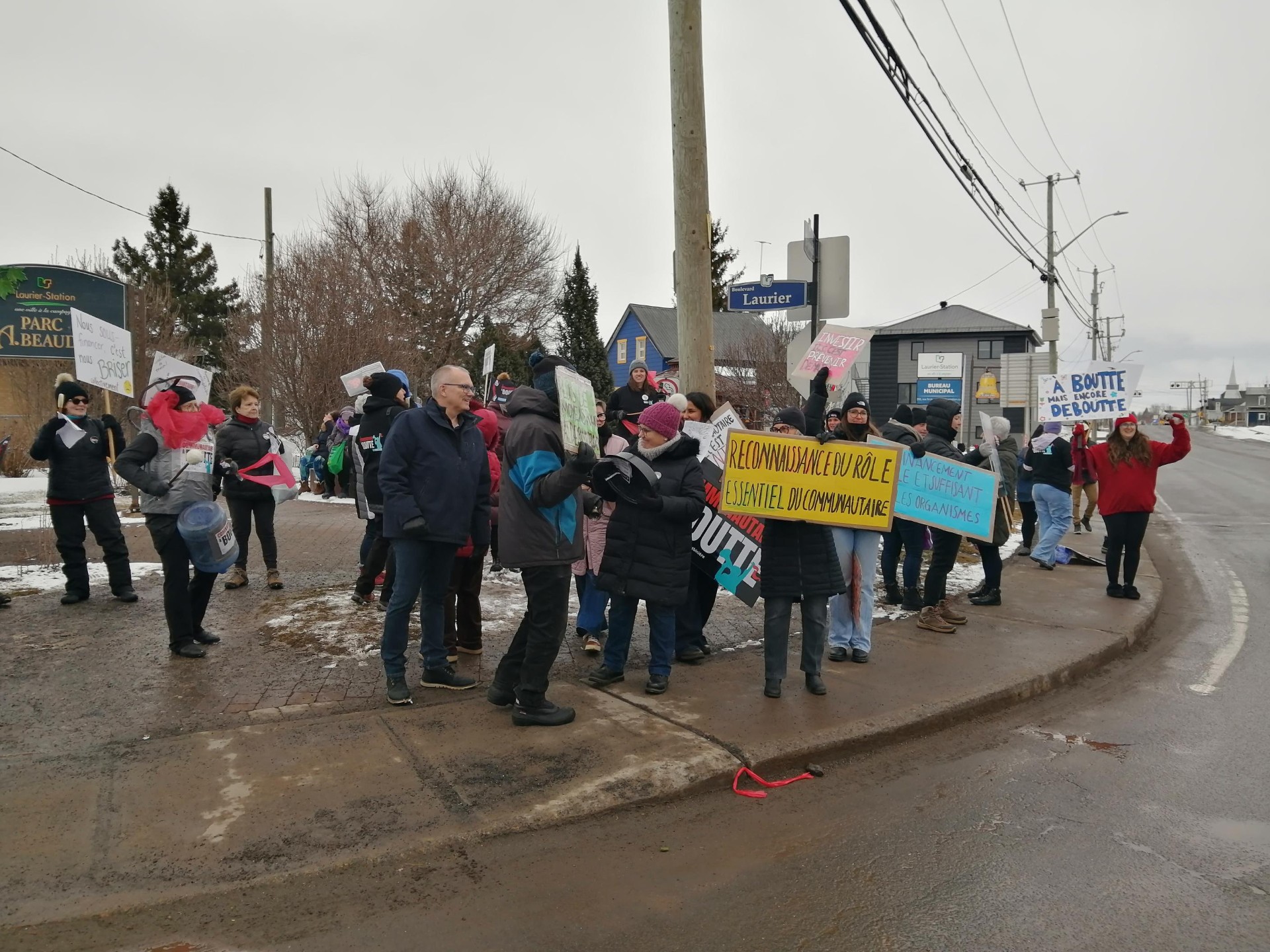 Mobilisation pour le filet social
