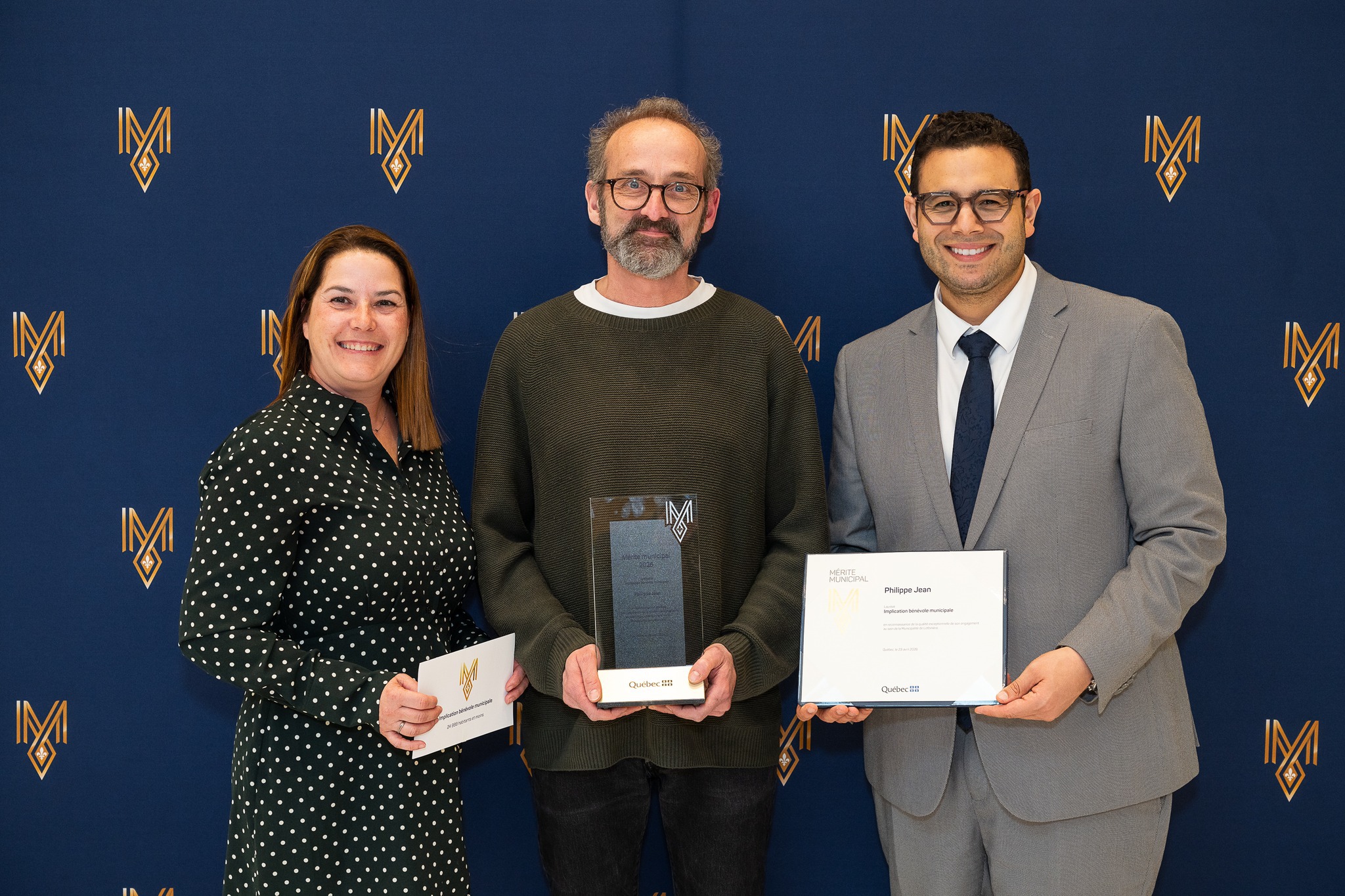 Philippe Jean honoré aux prix du mérite municipal