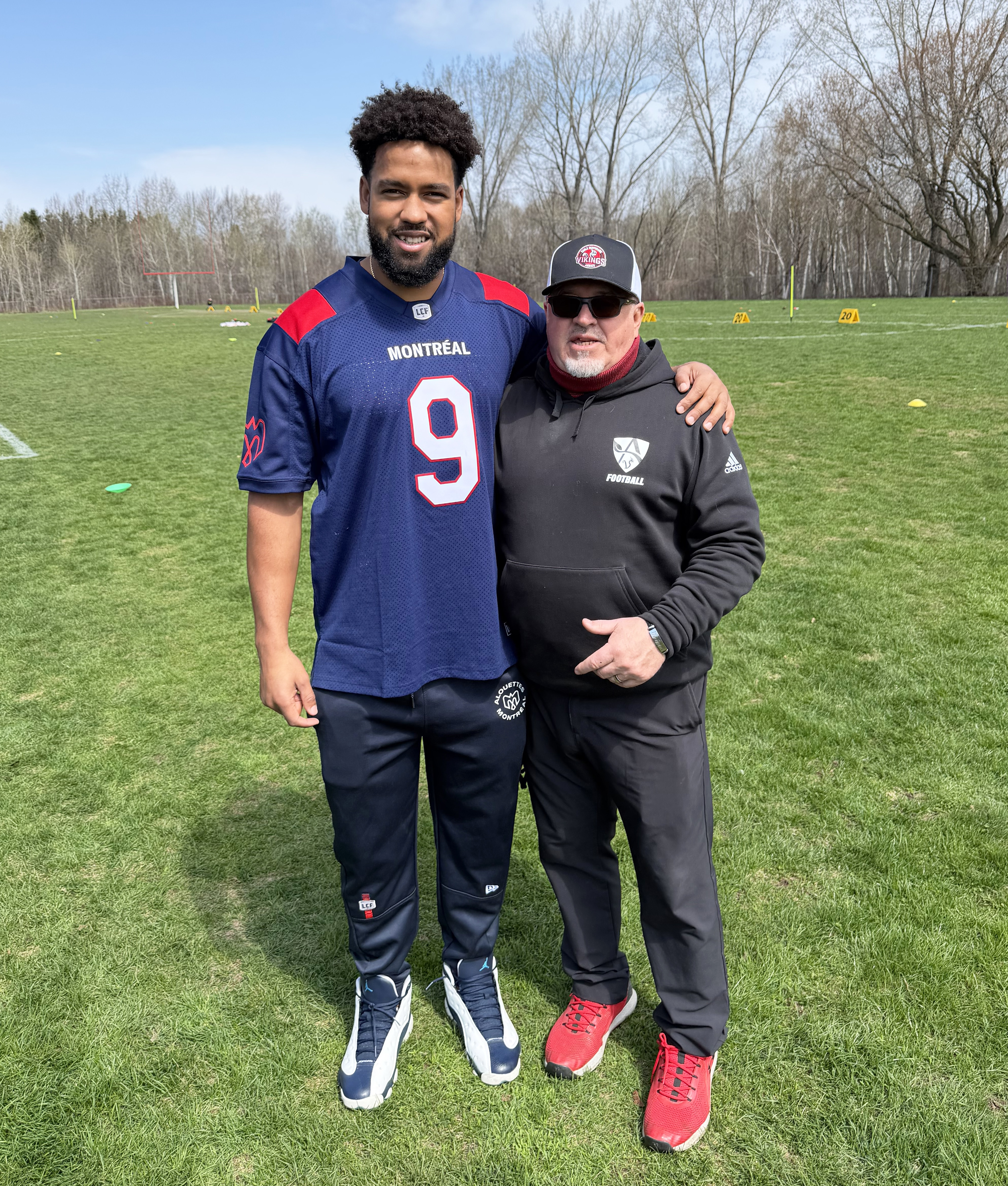 Les mini-Vikings inspirés par deux anciens devenus Alouettes