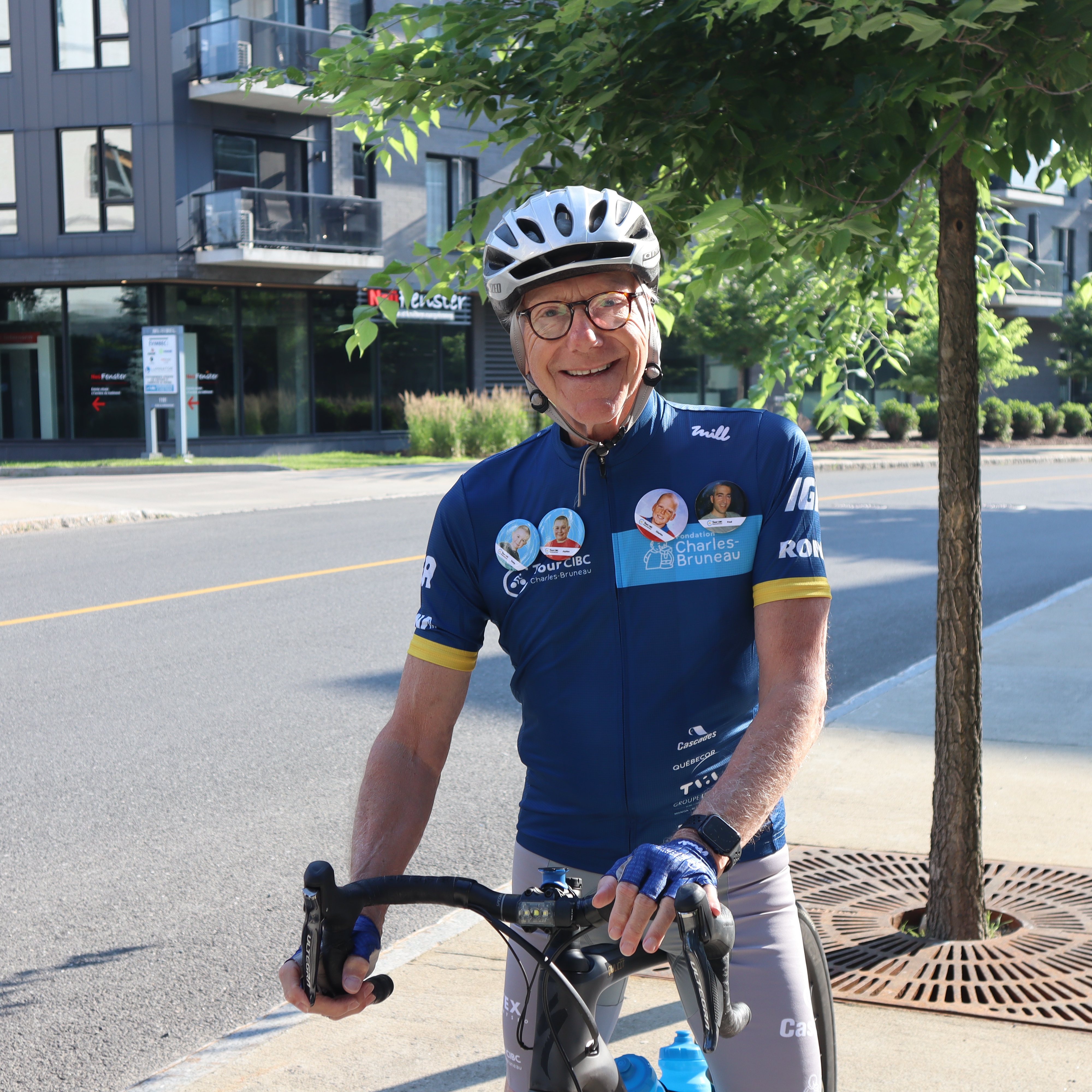 Le Tour CIBC Charles-Bruneau effectue un départ à Lévis