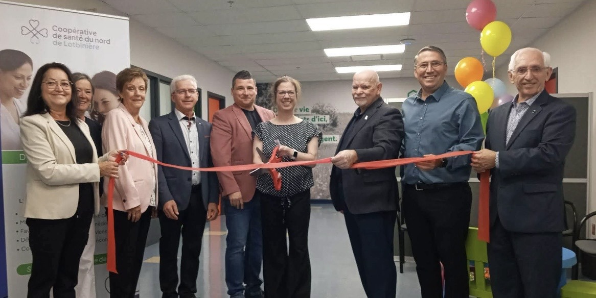 La Coopérative santé du nord de Lotbinière inaugure ses nouveaux locaux