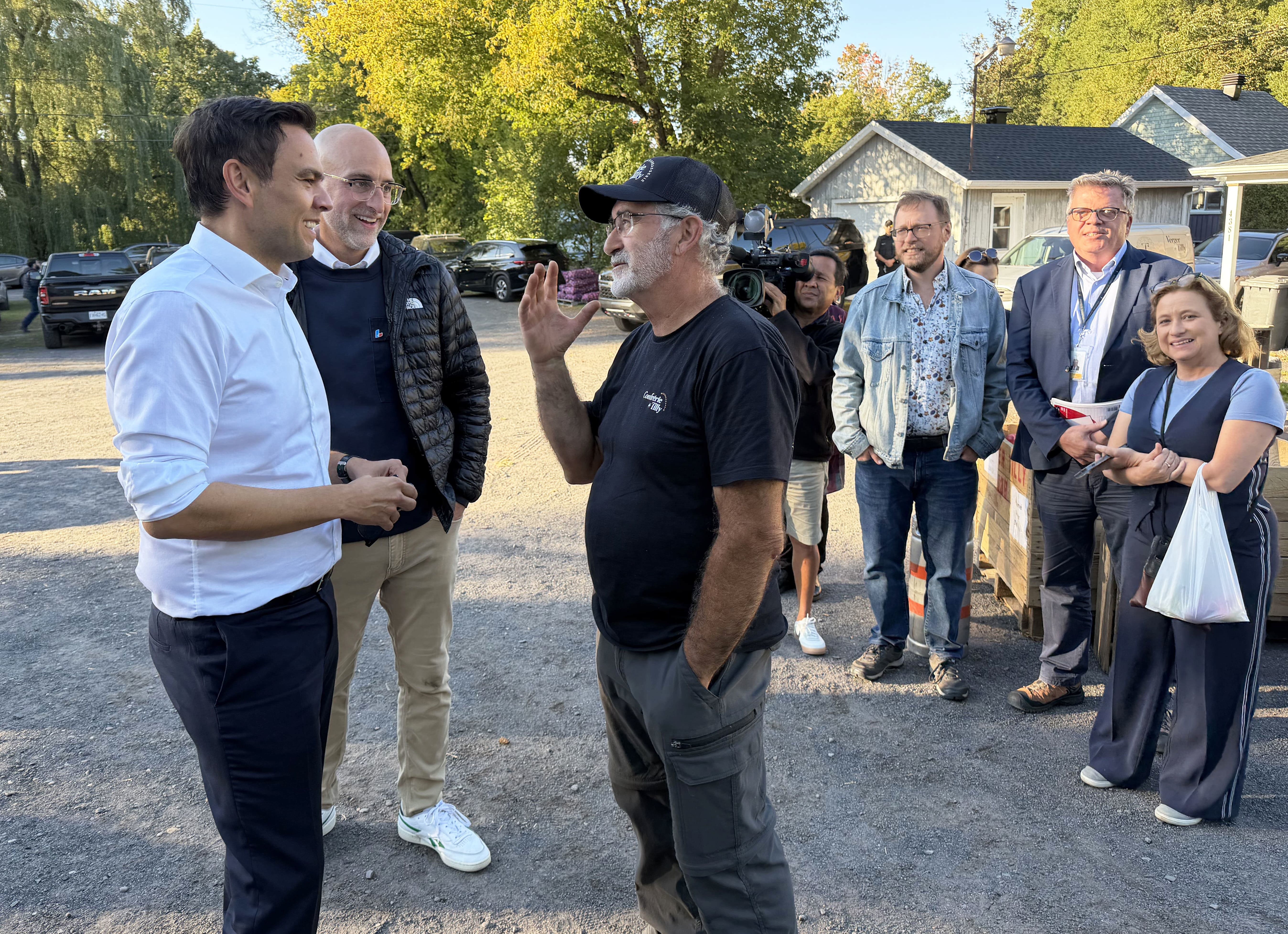 Charles Milliard de passage dans Lotbinière-Frontenac